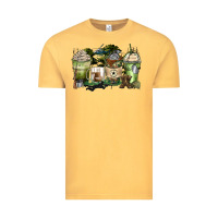Vintage Mustard veteran coffee cups Vintage Tee - Zillion Design Studio