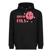 Black sorry brain full Heavyweight Hoodie - MaliasSmallBusiness