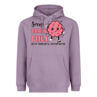 Lavender sorry brain full Heavyweight Hoodie - MaliasSmallBusiness