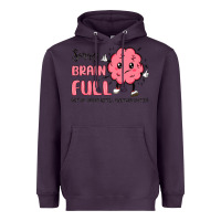 Plum sorry brain full Heavyweight Hoodie - MaliasSmallBusiness