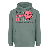 Sage sorry brain full Heavyweight Hoodie - MaliasSmallBusiness