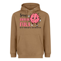Toasted Coconut sorry brain full Heavyweight Hoodie - MaliasSmallBusiness