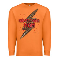 Carrot homeschool mom lightning bolt Premium Sweatshirt - MaliasSmallBusiness