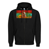 Black aztec horse cactus and sunflowers license plate template Zipper Hoodie - Artiststas