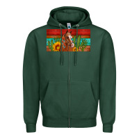 Sports Green aztec horse cactus and sunflowers license plate template Zipper Hoodie - Artiststas