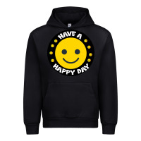 Black Have A Happy Day Urban Hoodie - Bettercallsaul