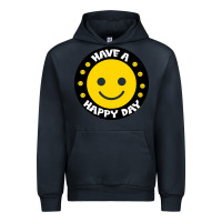 Navy Have A Happy Day Urban Hoodie - Bettercallsaul