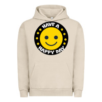 Pigment French Oak Have A Happy Day Urban Hoodie - Bettercallsaul