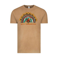 Vintage Camel happy thanksgiving rainbow Vintage Tee - BarkalooDesign