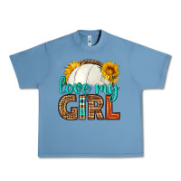 Pebble Blue love my girl volleyball Urban Heavy Tee - HRA Design Shop