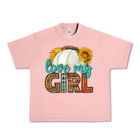 Salmon love my girl volleyball Urban Heavy Tee - HRA Design Shop