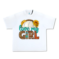 White love my girl volleyball Urban Heavy Tee - HRA Design Shop