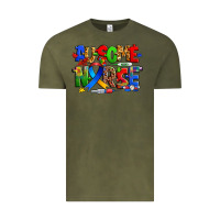 Vintage Olive ausome autism nurse Vintage Tee - Zillion Design Studio