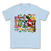 Dusty Blue school lunch lady Classic Tee - AdoDesignShop