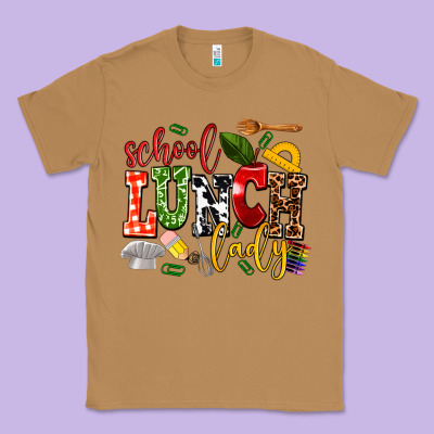 School Lunch Lady Classic Tee Designed By Adodesignshop