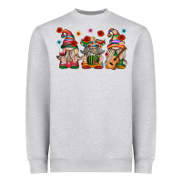 Heather Grey Mexican Gnomes Heavyweight Sweatshirt - texasbilliewilder