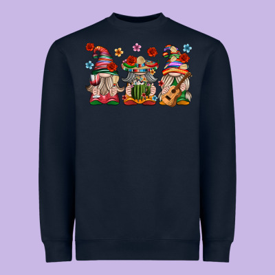 Mexican Gnomes Heavyweight Sweatshirt Designed By Texasbilliewilder