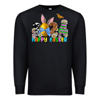 Black 2024 Happy Easter Premium Sweatshirt - NancyCooperArtShop