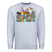 Heather Grey 2024 Happy Easter Premium Sweatshirt - NancyCooperArtShop