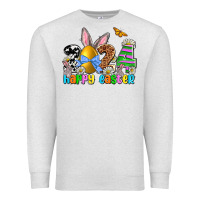 Oatmeal Heather 2024 Happy Easter Premium Sweatshirt - NancyCooperArtShop