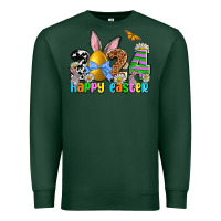 Sports Green 2024 Happy Easter Premium Sweatshirt - NancyCooperArtShop