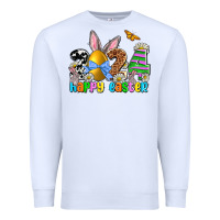 White 2024 Happy Easter Premium Sweatshirt - NancyCooperArtShop