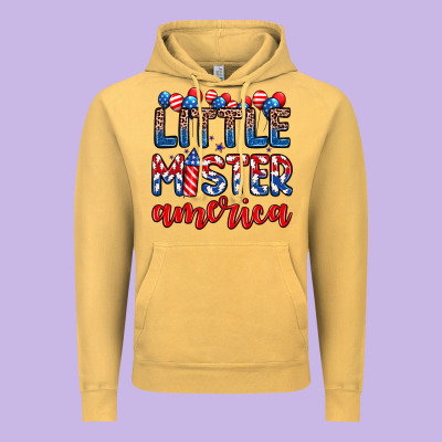 Little Mister America Vintage Hoodie Designed By Zillion Design Studio