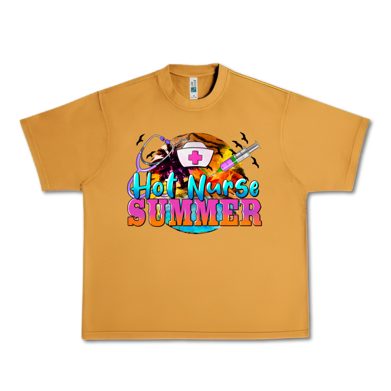 Hot Nurse Summer Urban Heavy Tee by BarkalooDesign | Teevron