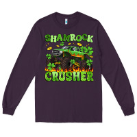 Plum shamrock crusher Long Sleeve Tee - Artiststas
