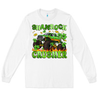 White shamrock crusher Long Sleeve Tee - Artiststas