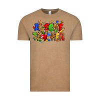 Vintage Coffee ausome autism teacher Vintage Tee - Zillion Design Studio