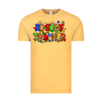 Vintage Mustard ausome autism teacher Vintage Tee - Zillion Design Studio