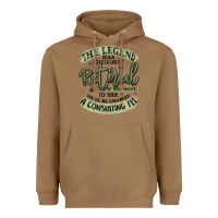 Toasted Coconut the legend has officially retired Heavyweight Hoodie - MaliasSmallBusiness