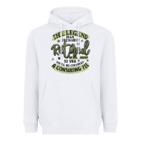 White the legend has officially retired Heavyweight Hoodie - MaliasSmallBusiness