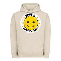 Pigment French Oak Have A Happy Day Urban Hoodie - Bettercallsaul