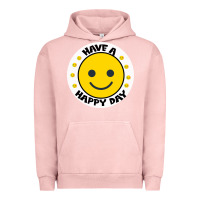 Pigment Salmon Have A Happy Day Urban Hoodie - Bettercallsaul