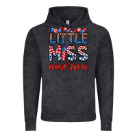 Vintage Black little miss America Vintage Hoodie - Zillion Design Studio