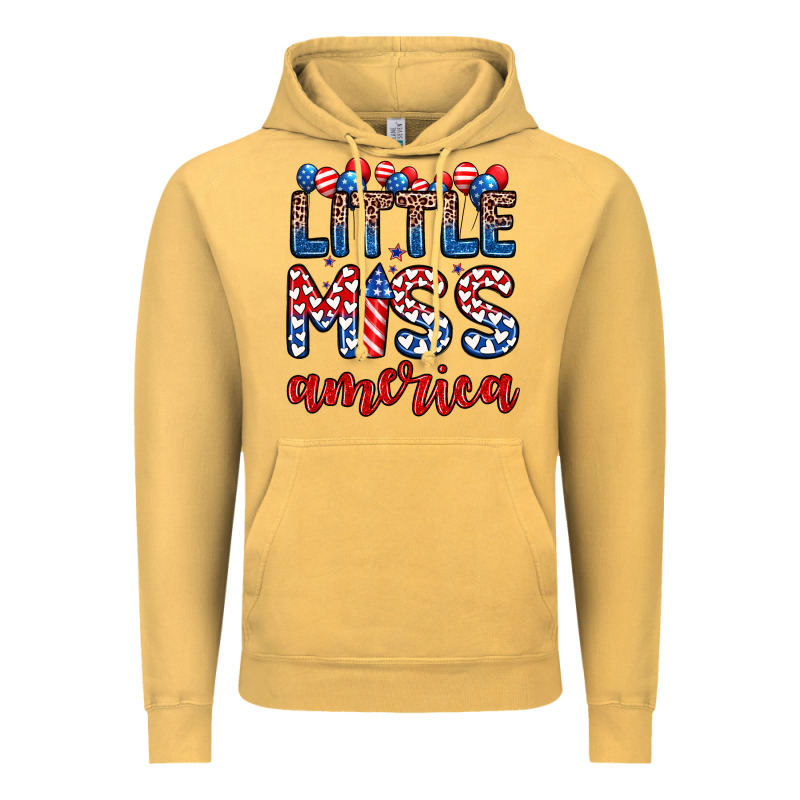 Little Miss America Vintage Hoodie by Zillion Design Studio | Teevron