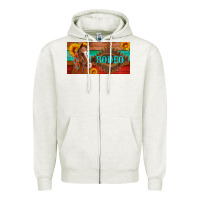 Aztec Horse Cactus And Sunflowers License Plate Template Zipper Hoodie | Teevron