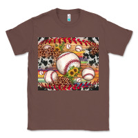 Chestnut baseball leopard cowhide sunflower Classic Tee - JahusDesignShop