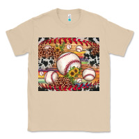 Mushroom baseball leopard cowhide sunflower Classic Tee - JahusDesignShop