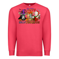 Cardinal Happy Hallothanksmas goats Premium Sweatshirt - NancyCooperArtShop