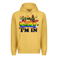 Antique Gold sounds gay i'm in Premium Hoodie - LillyAllenDesigns