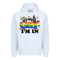 White sounds gay i'm in Premium Hoodie - LillyAllenDesigns