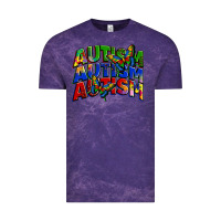 Cloud Purple autism autism autism Vintage Tee - Zillion Design Studio