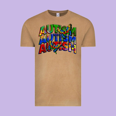 Autism Autism Autism Vintage Tee Designed By Zillion Design Studio