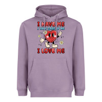 Lavender i have me i take care of me i love me Heavyweight Hoodie - MaliasSmallBusiness