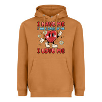 Meerkat i have me i take care of me i love me Heavyweight Hoodie - MaliasSmallBusiness