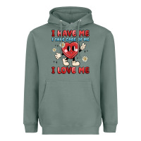 Sage i have me i take care of me i love me Heavyweight Hoodie - MaliasSmallBusiness