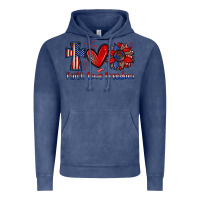 Vintage Denim faith love freedom Vintage Hoodie - Zillion Design Studio